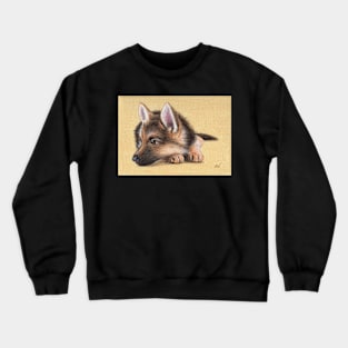 German Shepherd Puppy Crewneck Sweatshirt